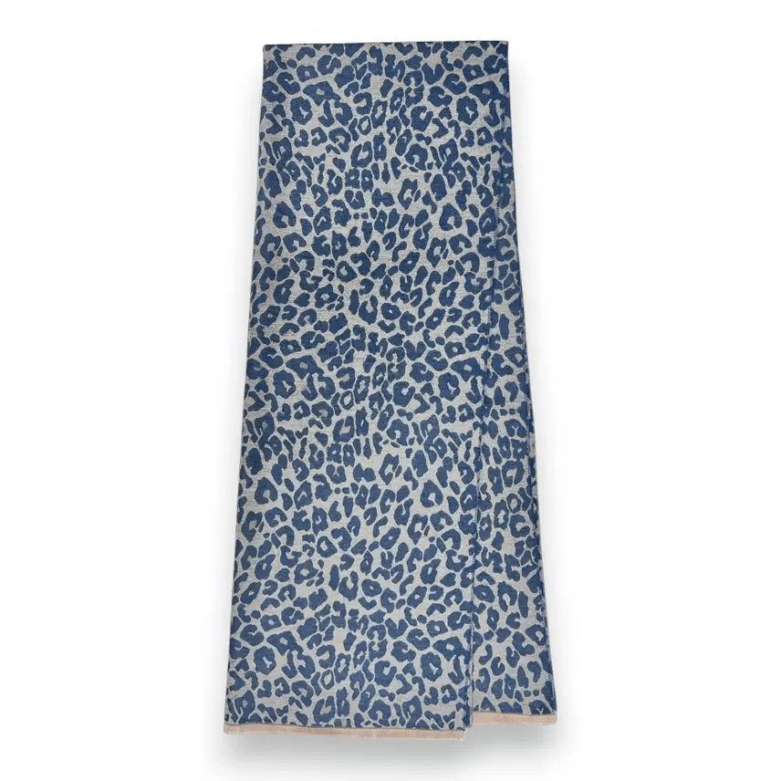 Betty Barclay Leopard Print Scarf With Blush Floral Detail- 3416/2899 main image 0