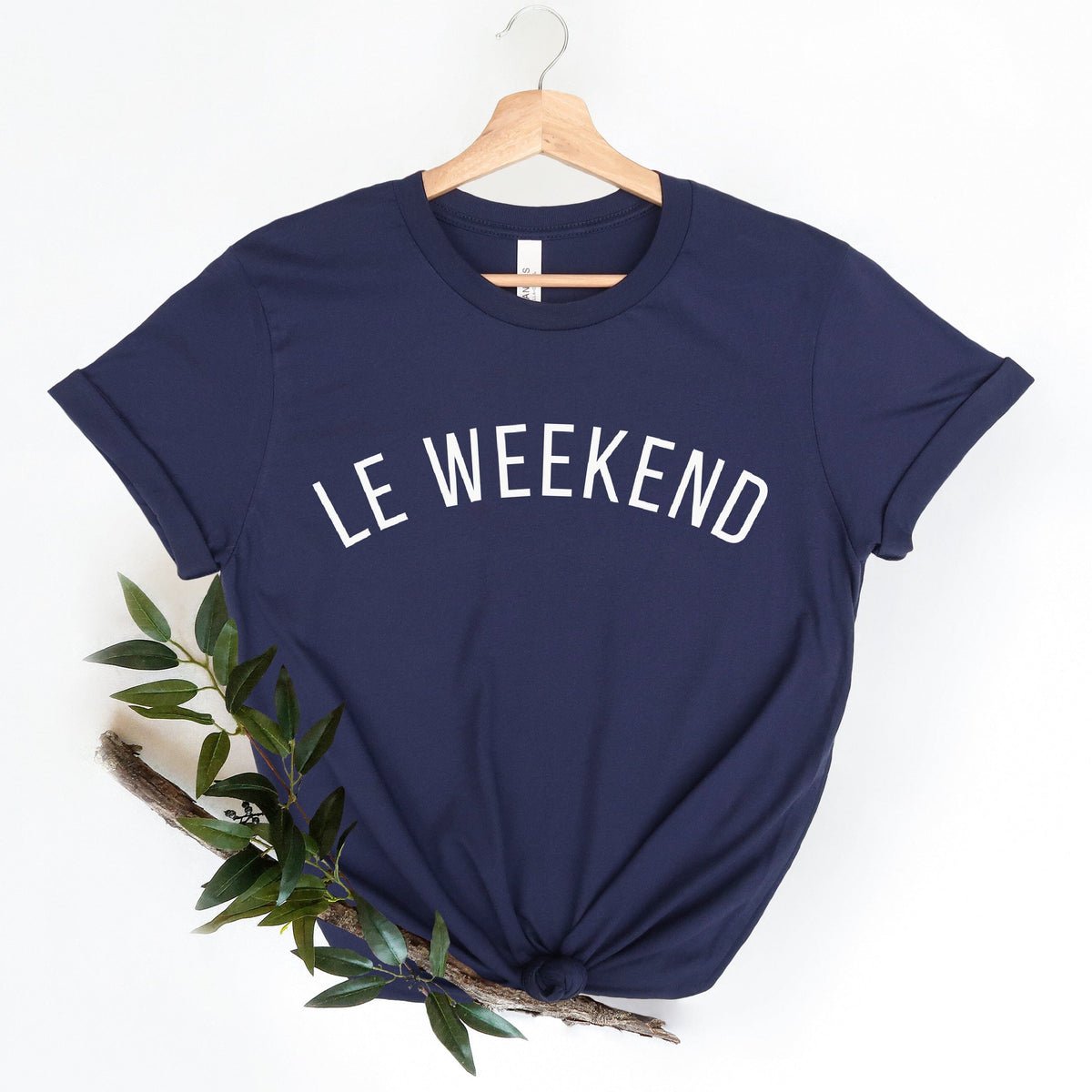 Women's Mama Life Letter Print T-Shirt - Light Blue Graphic Tee