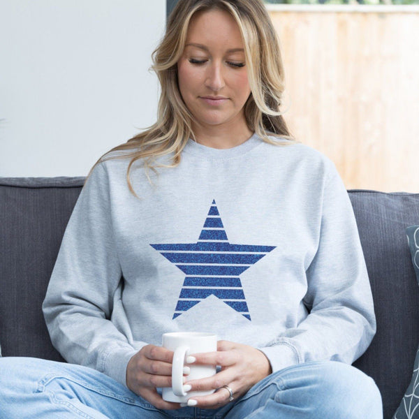 Ladies navy blue deals sweatshirt
