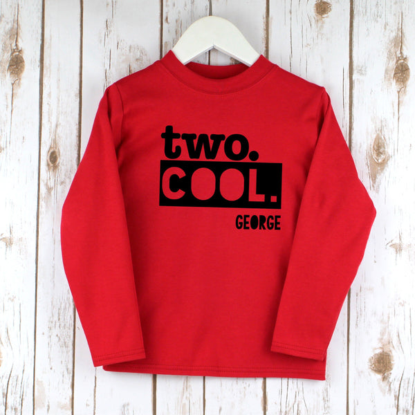 Personalised Second Birthday Two Cool T Shirt Betty Bramble