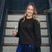 Triple Black Glitter Stars Sweatshirt