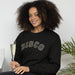 Gold Glitter Disco Sweatshirt in Black