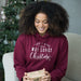 Just a Girl Who Loves Christmas Plum Hoodie
