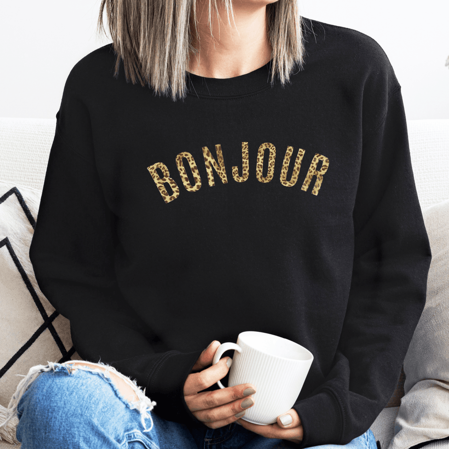 Ladies slogan sweatshirt sales