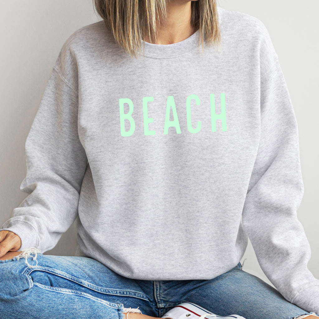 Beach Peppermint Ladies Sweatshirt