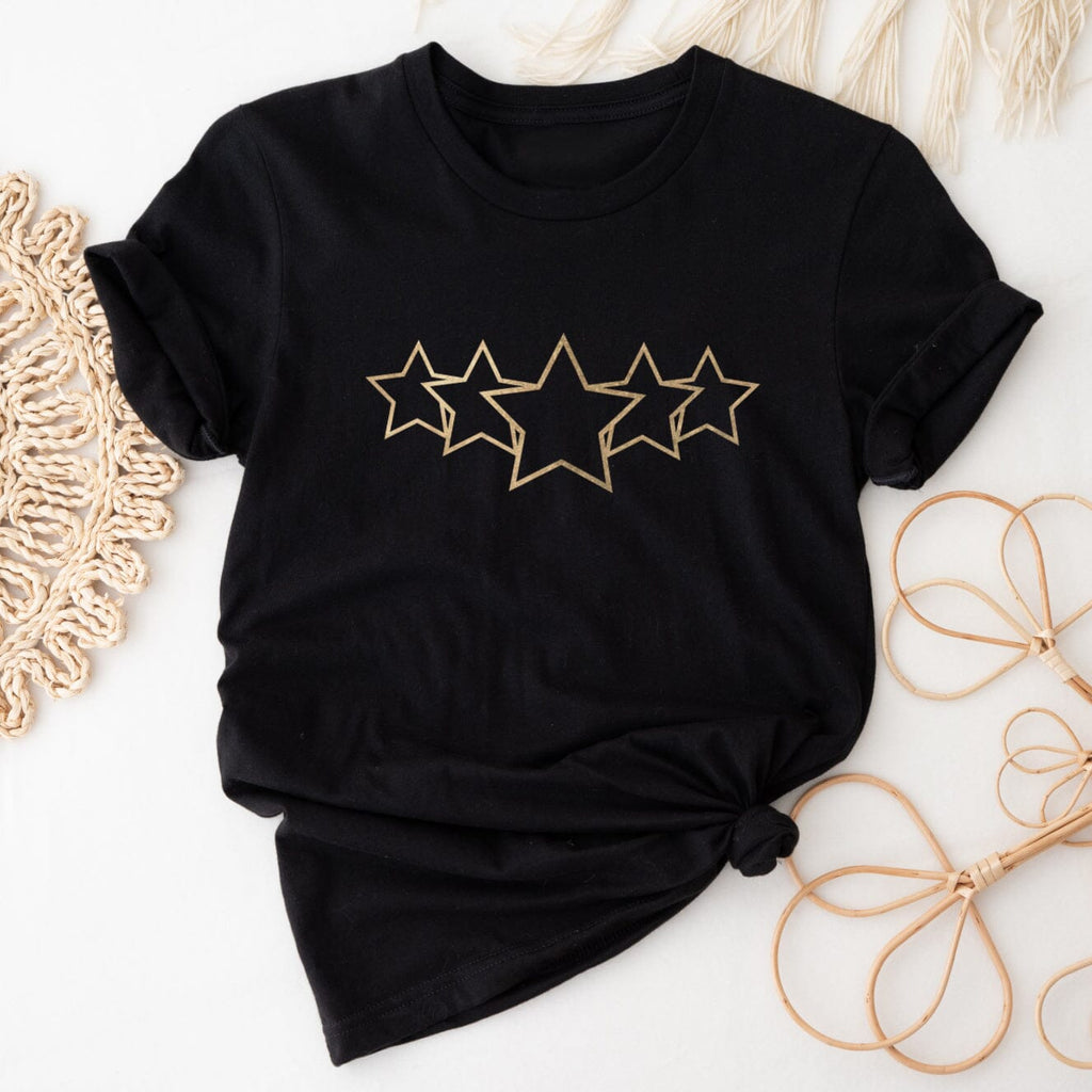 Stargazer Ladies Gold Stars T-Shirt