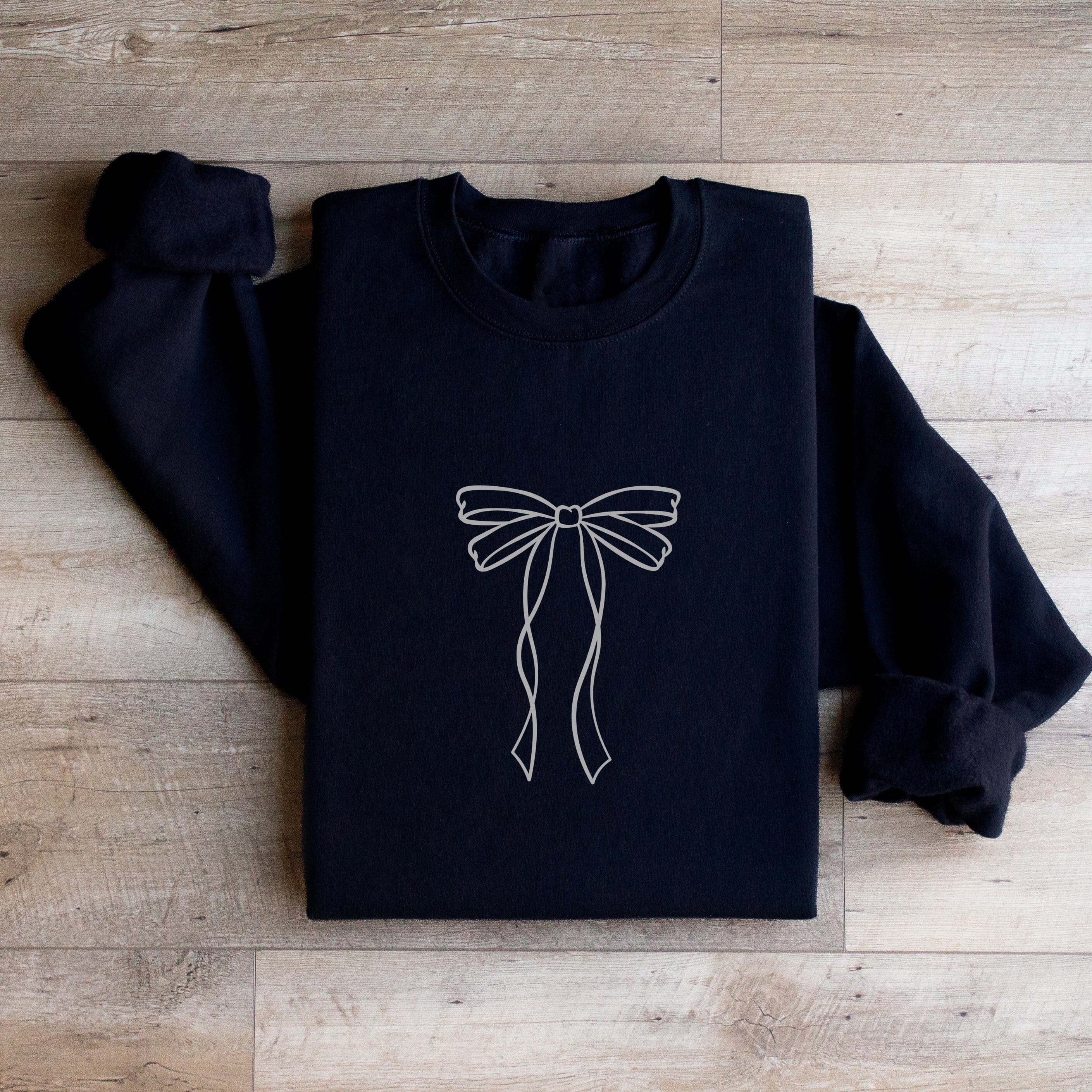 Black Bow Sweatshirt by Betty Bramble