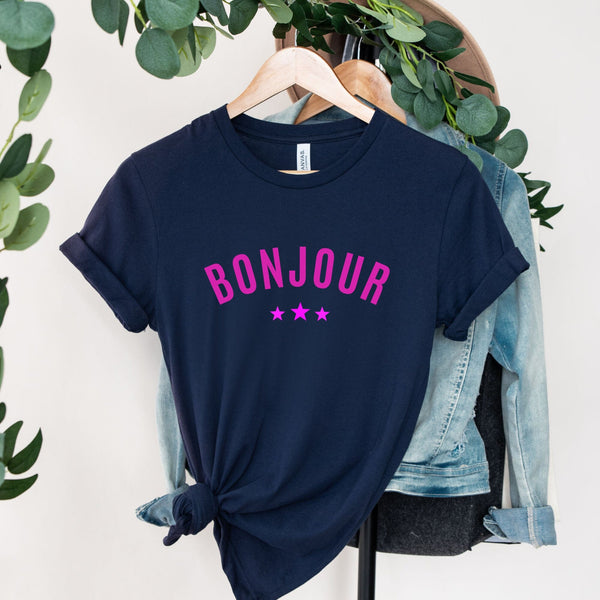 Bonjour Ladies T-Shirt - BOYFRIEND FIT