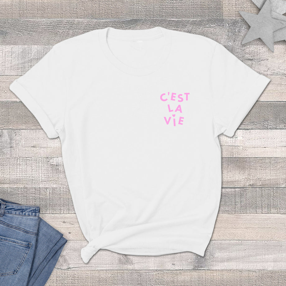 C est La Vie White T Shirt Betty Bramble