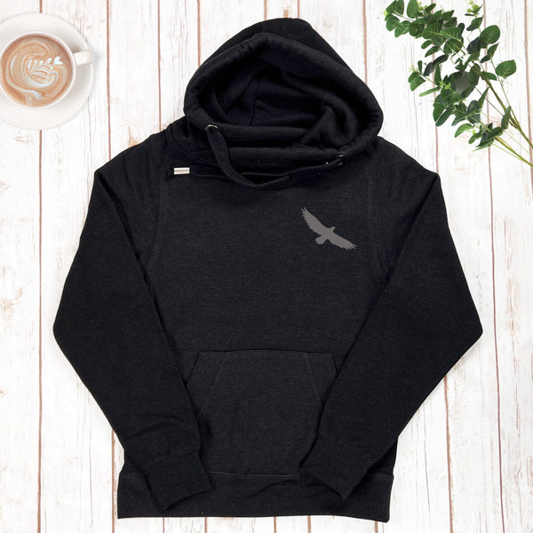 Men's Flying Eagle Cowl Neck Hoodie