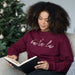 Rose Gold Fa La La La Ladies Christmas Jumper