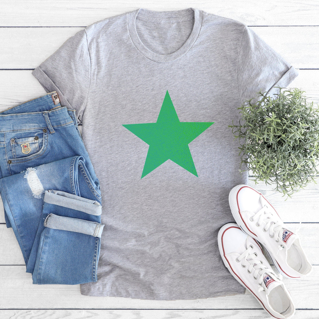 Green Flock Star Ladies T-Shirt - Express Delivery Available At Betty Bramble