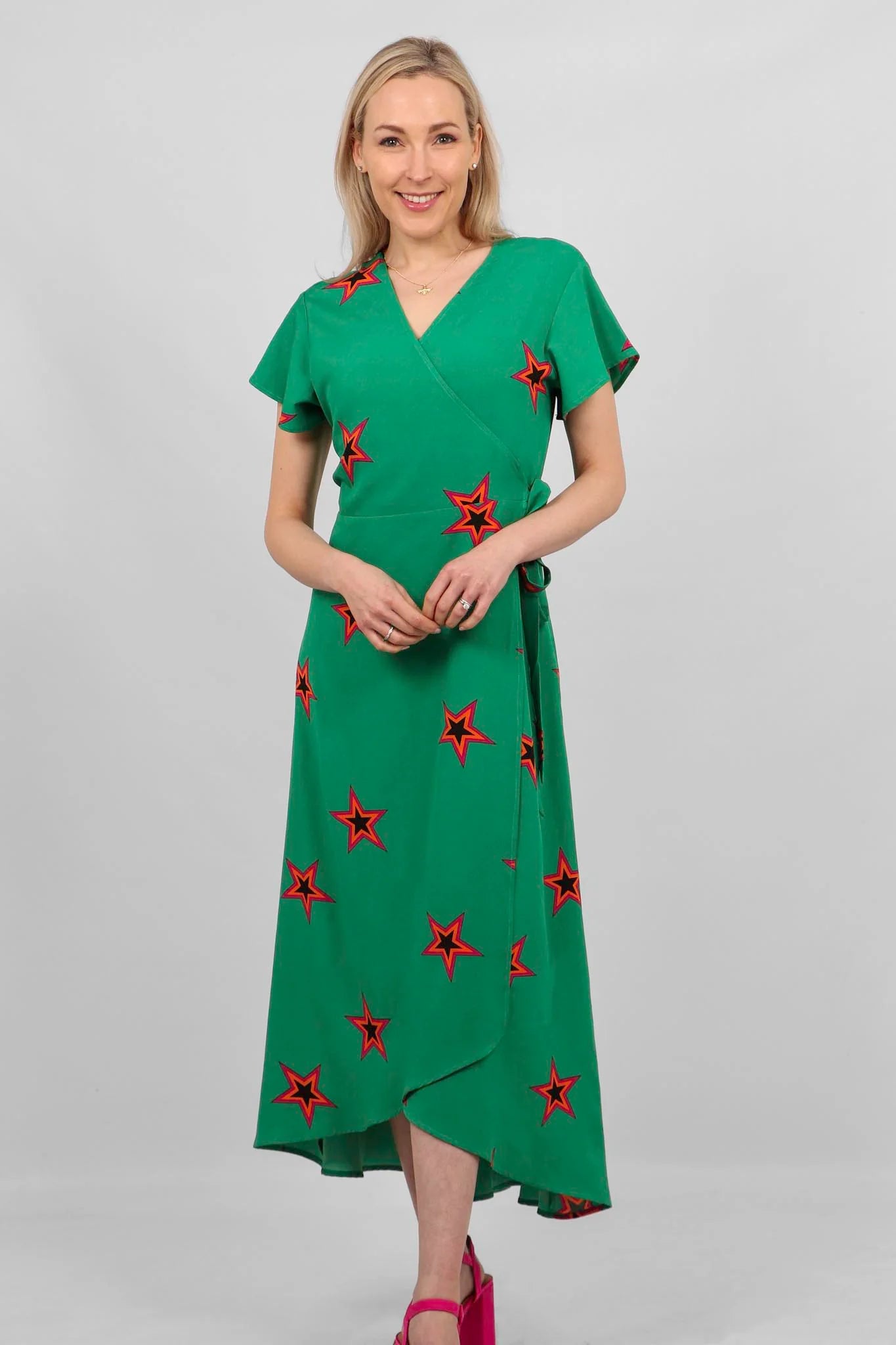 Grace and hart shooting stars sales wrap dress
