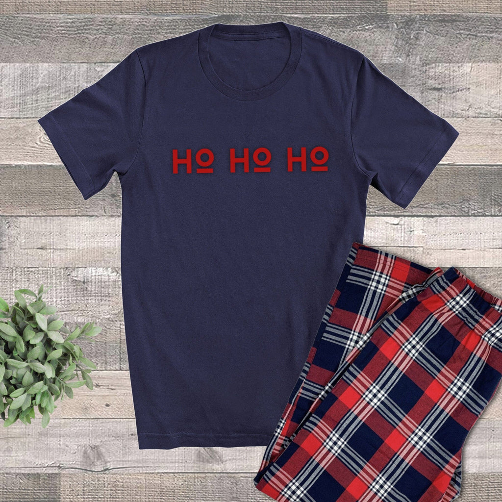 Men's Ho Ho Ho Christmas Pyjamas - Express Delivery Available At Betty Bramble