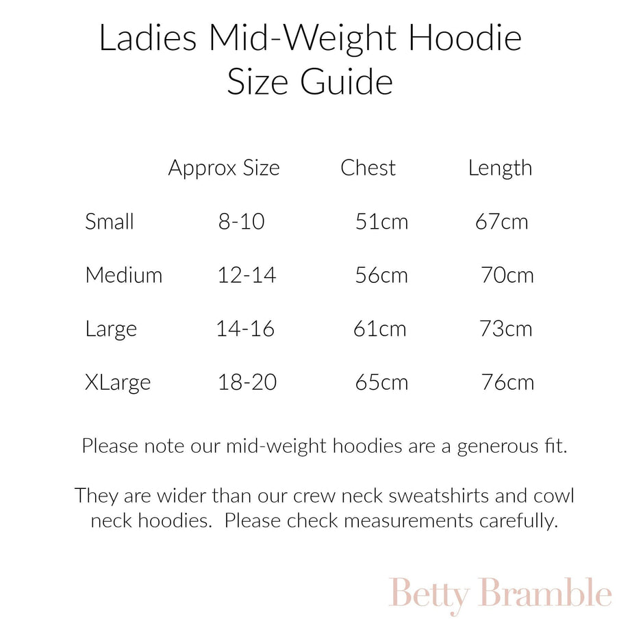 Lilac Palm Tree Hooded Sweatshirt by Betty Bramble