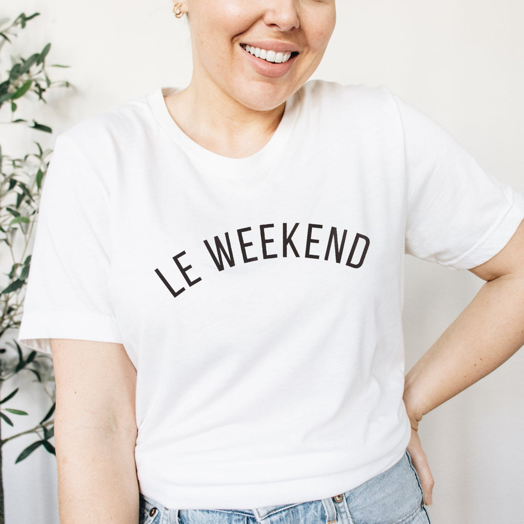 Le Weekend Ladies White T Shirt