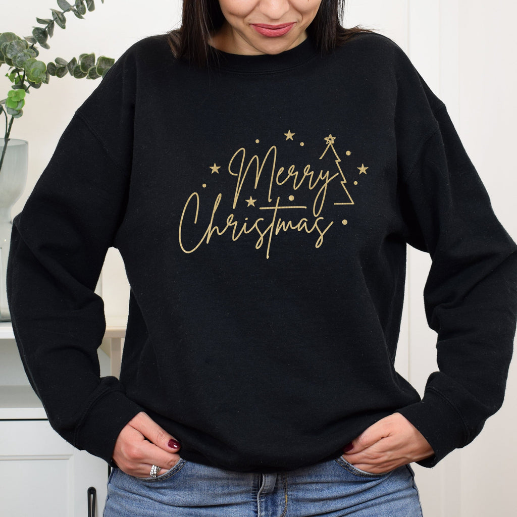 Merry Christmas Ladies Christmas Jumper - Express Delivery Available At Betty Bramble