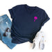 Neon Palm Tree V-Neck T-Shirt