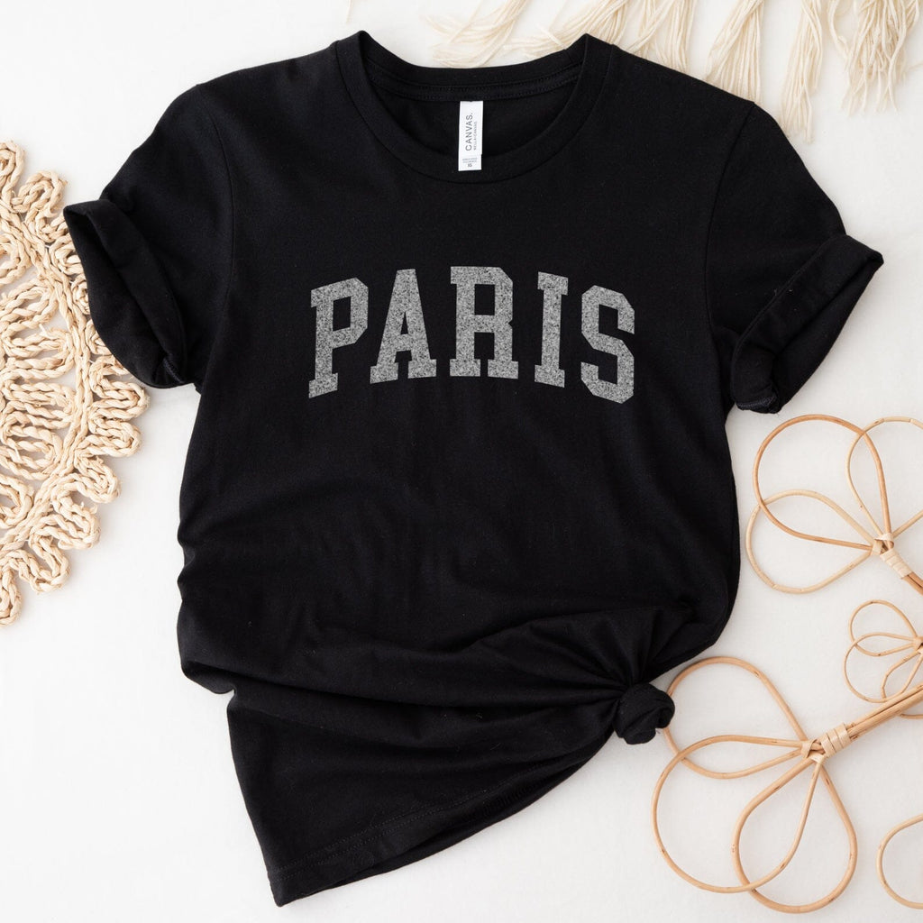 Paris Glitter Ladies T Shirt