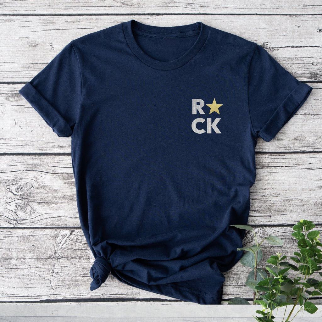 Silver Rock Ladies T Shirt in Navy