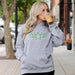 Metallic Green and Grey Stargazer Mid-Weight Hoodie