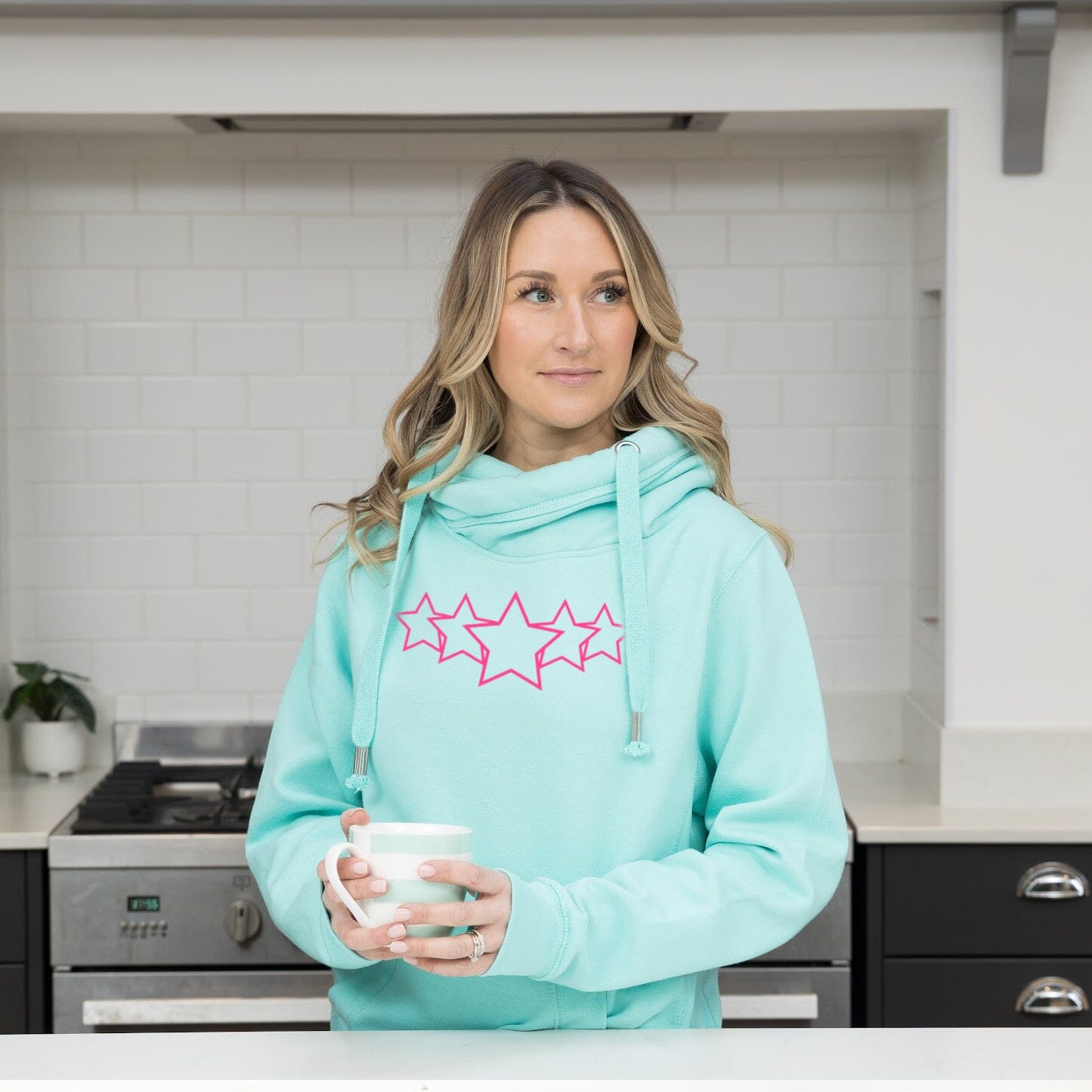 Cowl neck hoodies discount