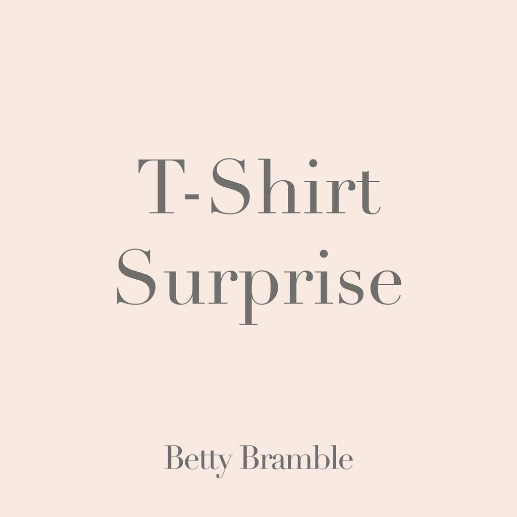MIXED SIZES - T-Shirt Surprise - SAMPLE - Express Delivery Available At Betty Bramble