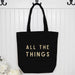 All the Things Large Shopper Tote Bag