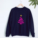 Neon Pink Christmas Tree Sweatshirt