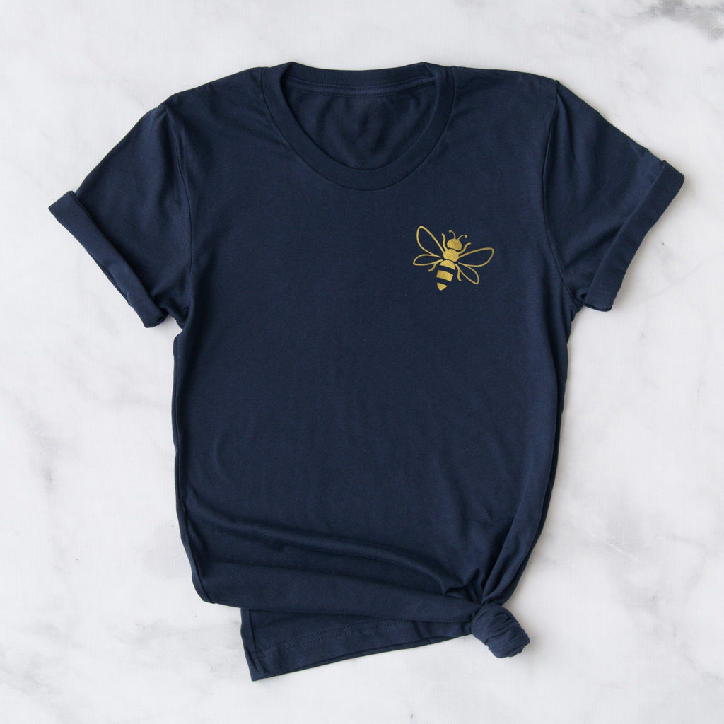 Ladies Gold Bumble Bee T-Shirt
