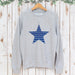 Ladies Glitter Star Sweatshirt