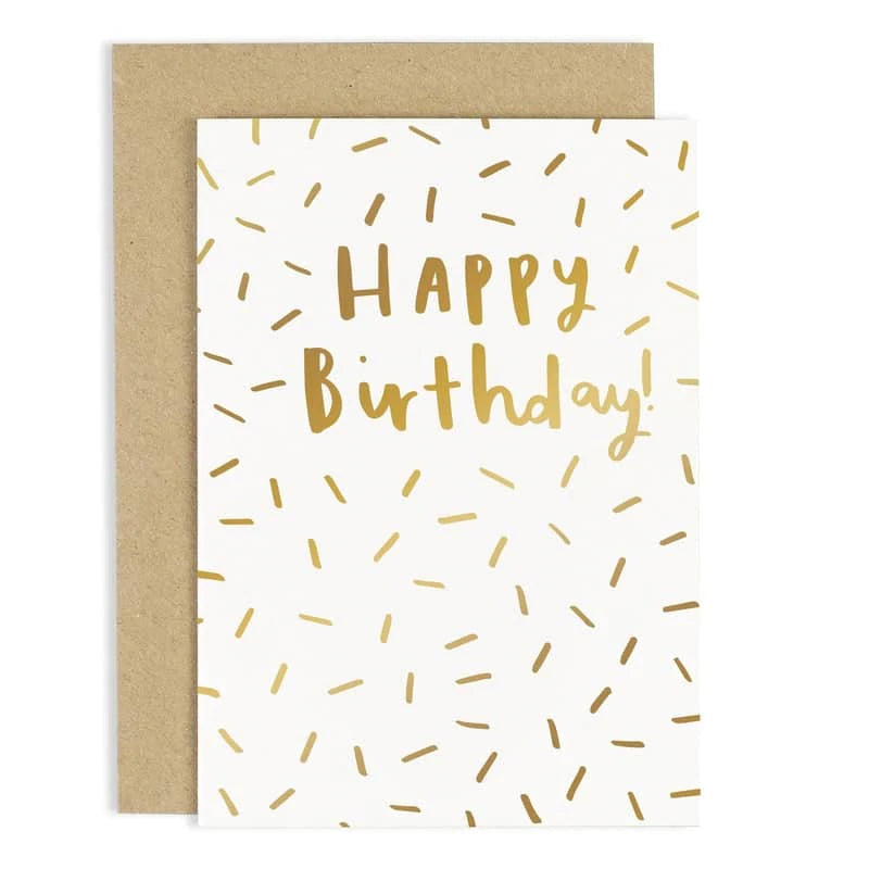 Happy Birthday Confetti Card