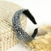 Ladies Black Mini Dots Headband