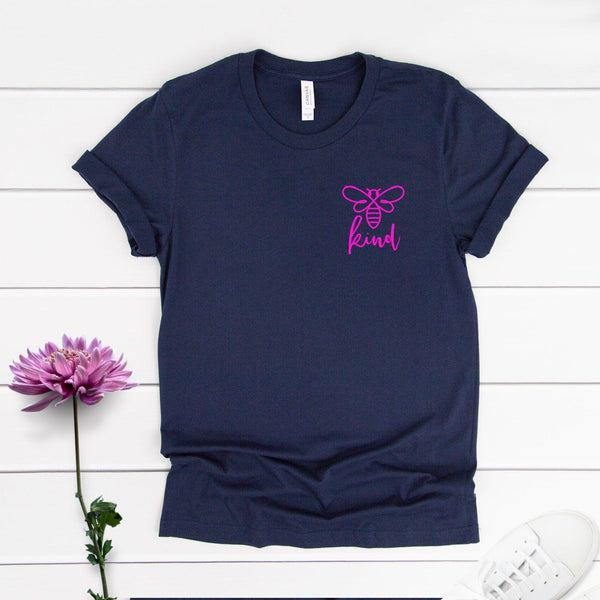 Be Kind Neon Bumble Bee Ladies T Shirt