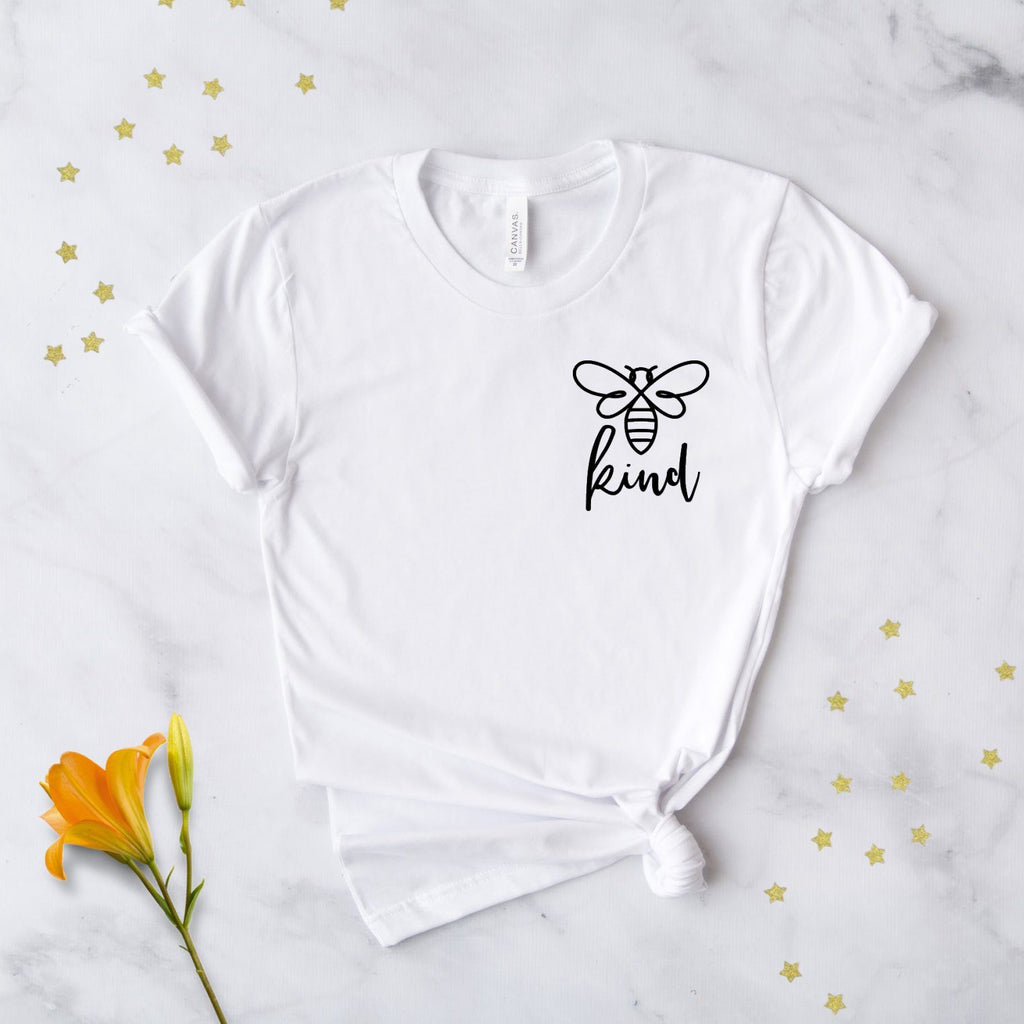 Be Kind Bumble Bee Ladies T Shirt