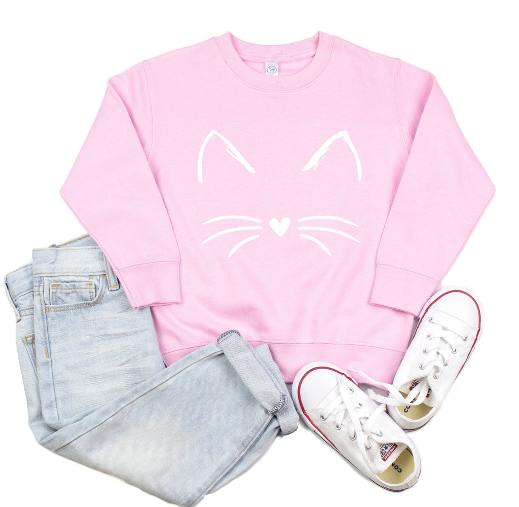 Kitty Cat Face Children's Sweatshirt