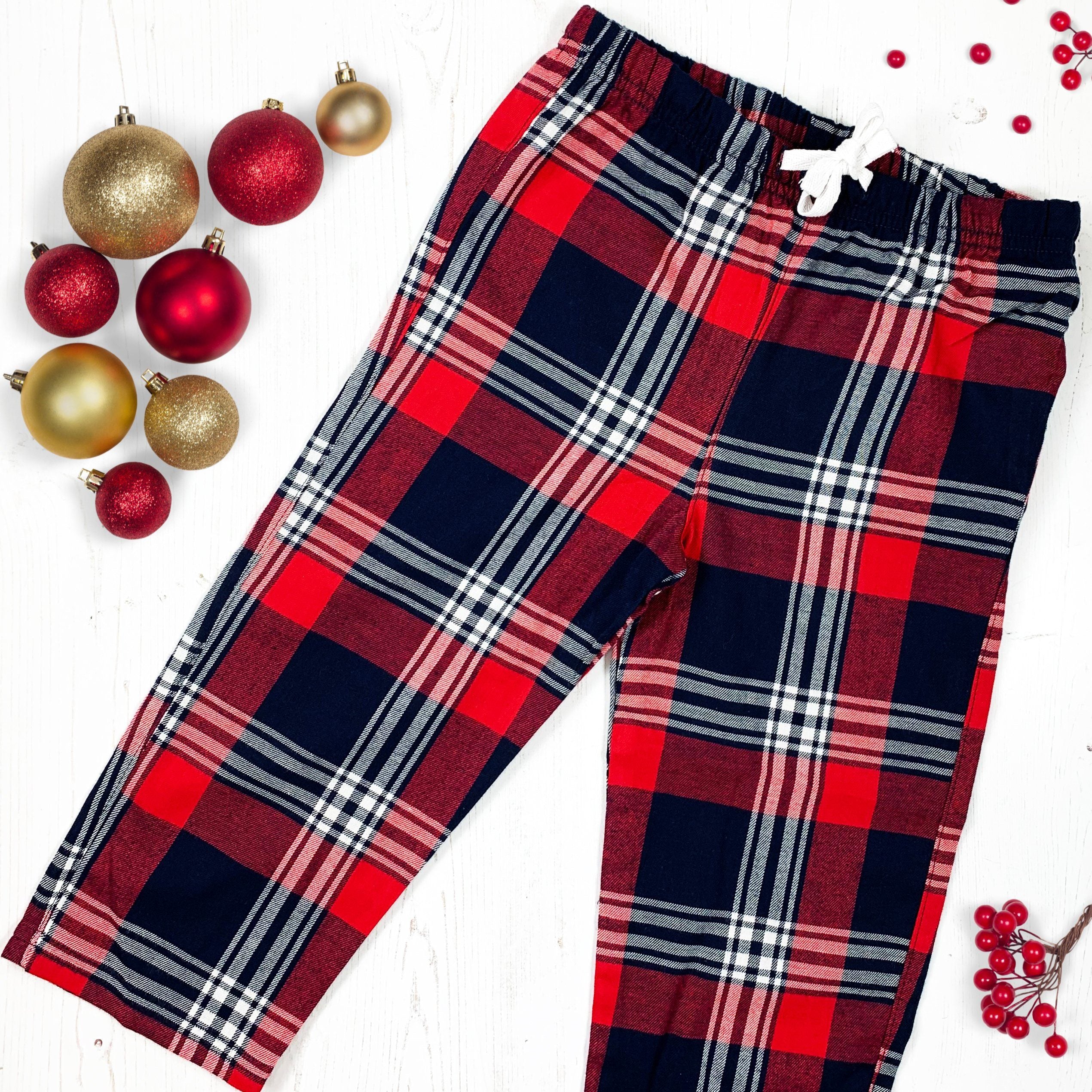 Children's Tartan Pyjama Bottoms