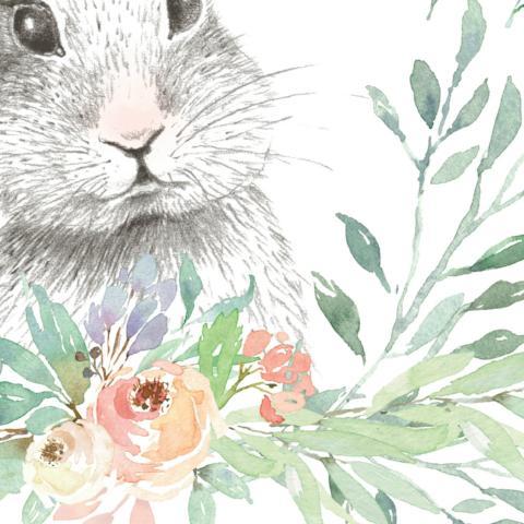 Personalised Rabbit Nursery Art Print,Art Print - Betty Bramble