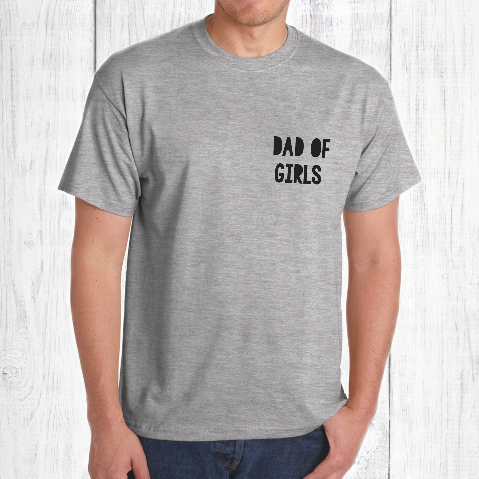 Dad of Girl's Men's T Shirt by Betty Bramble