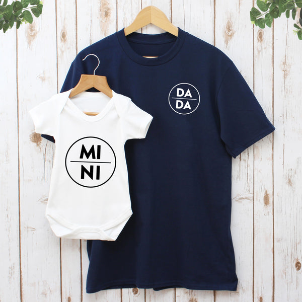 Dada and Mini Men's T Shirt Set