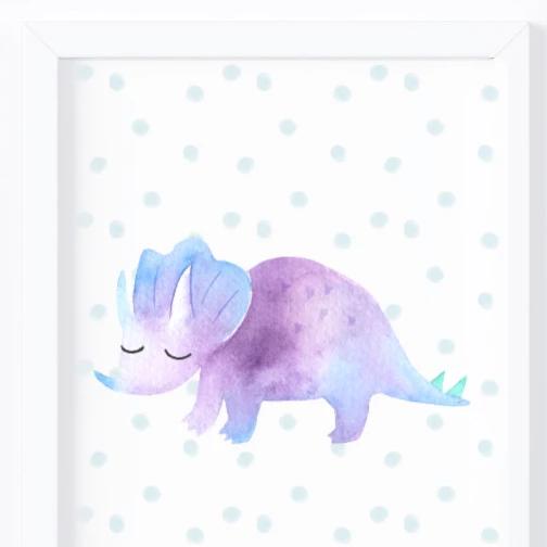 Dinosaurs Nursery Art Print Set,Art Print - Betty Bramble