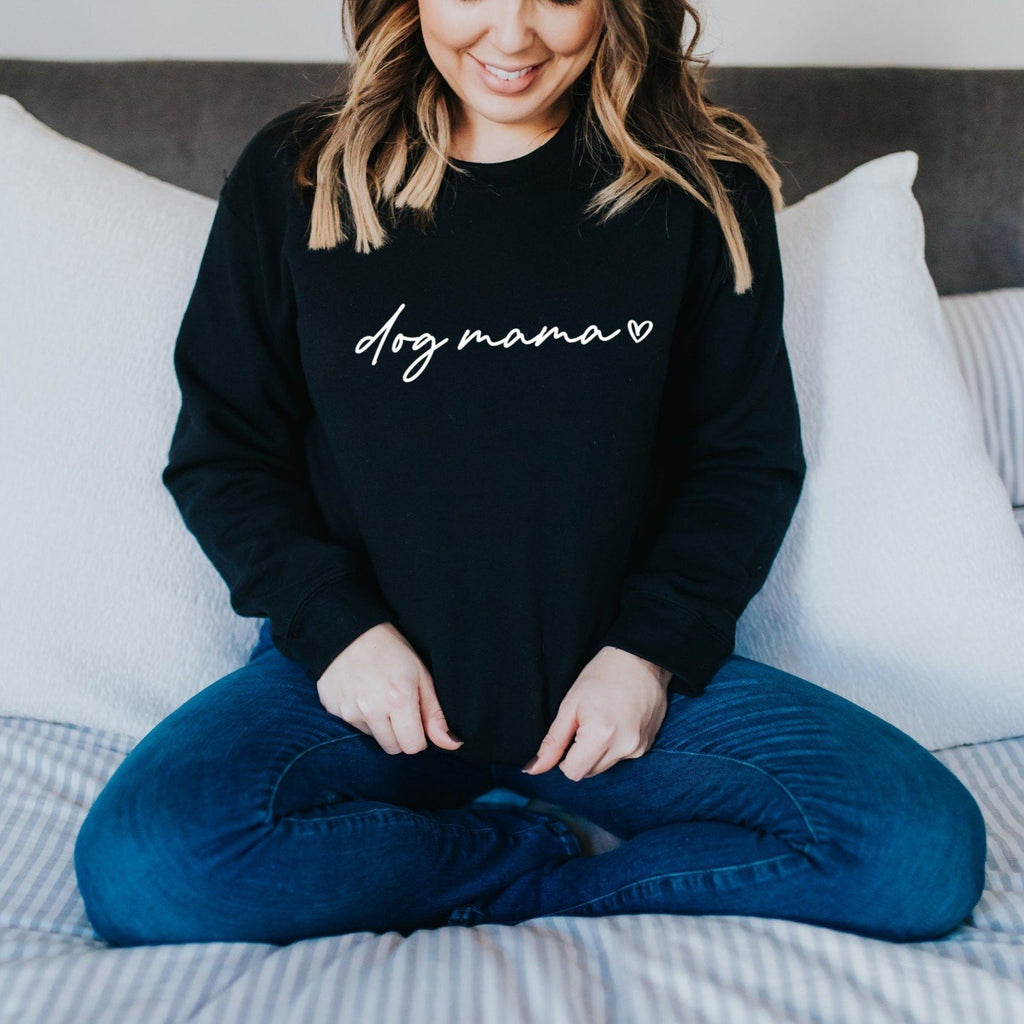Dog Mama Sweatshirt in Black