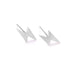 Lightning Bolt Earrings in Silver