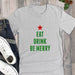 Eat Drink Be Merry Men's Christmas T-Shirt
