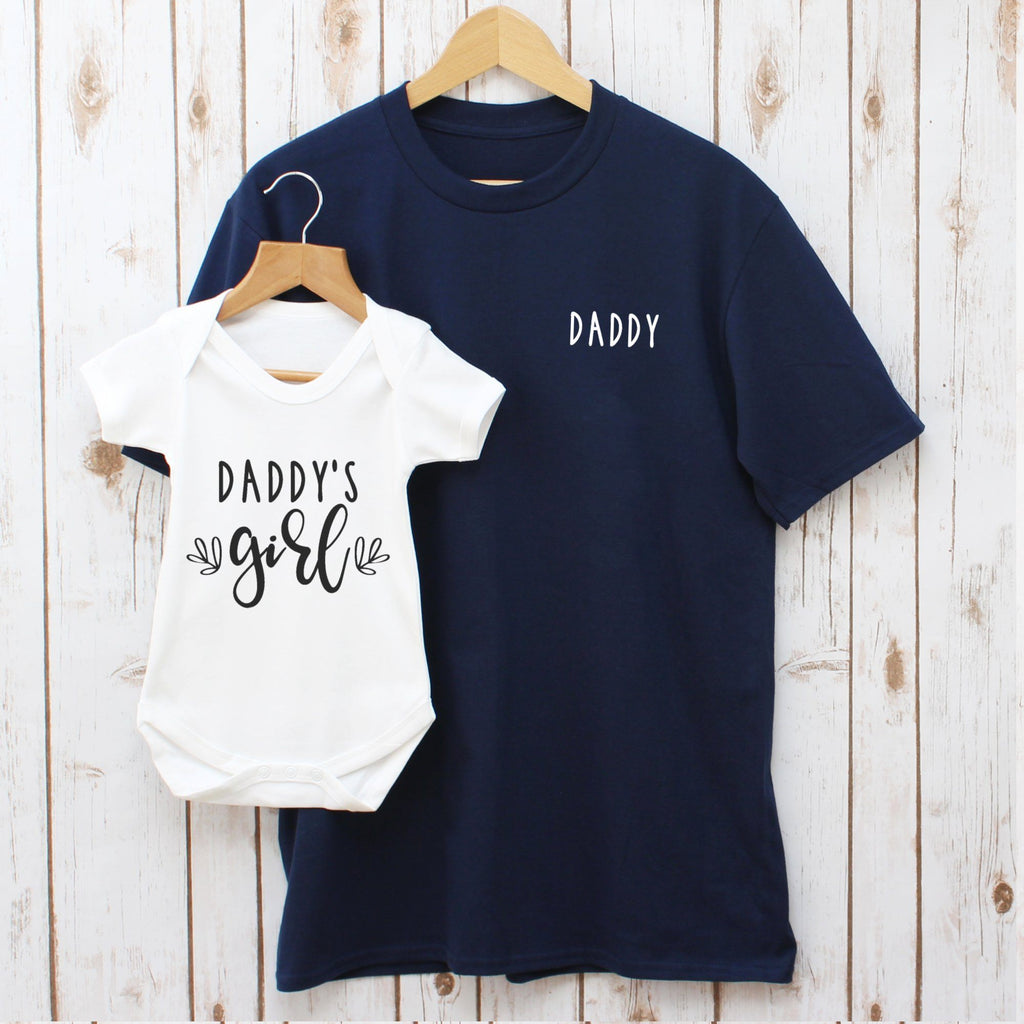 Father's Day Daddy And Baby Daughter Matching T Shirts, - Betty Bramble
