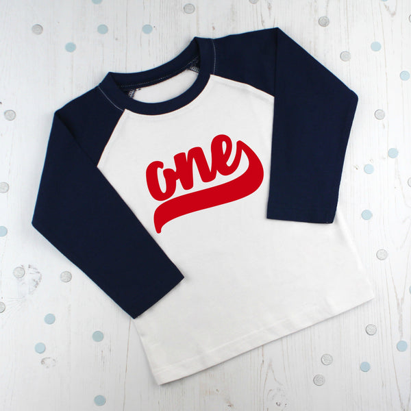 First Birthday Raglan T Shirt, - Betty Bramble