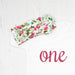 First Birthday Babygrow with Floral Headband - Betty Bramble