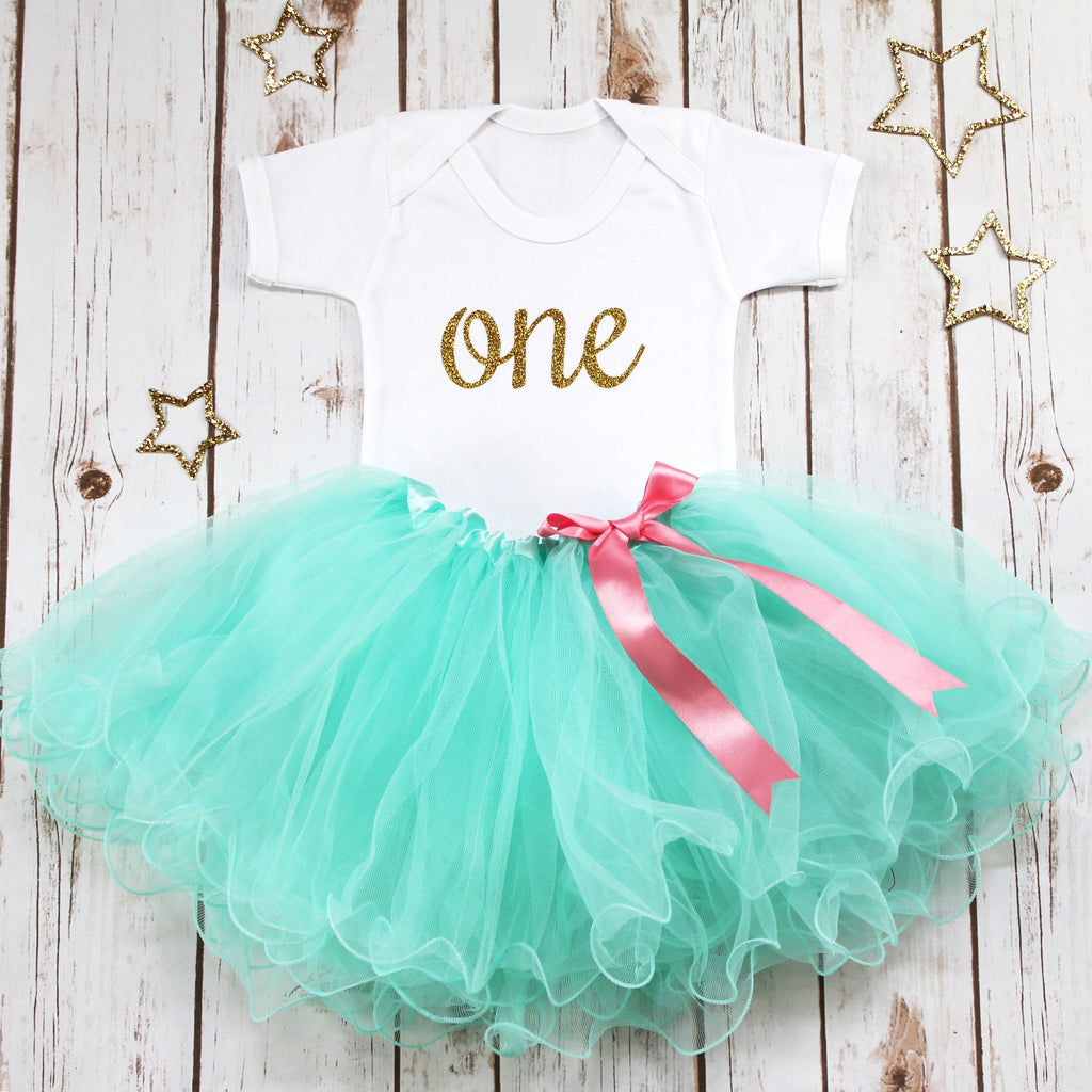 First Birthday Pink Tutu Outfit, - Betty Bramble