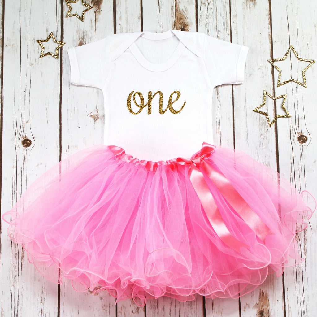 First Birthday Purple Tutu Outfit, - Betty Bramble