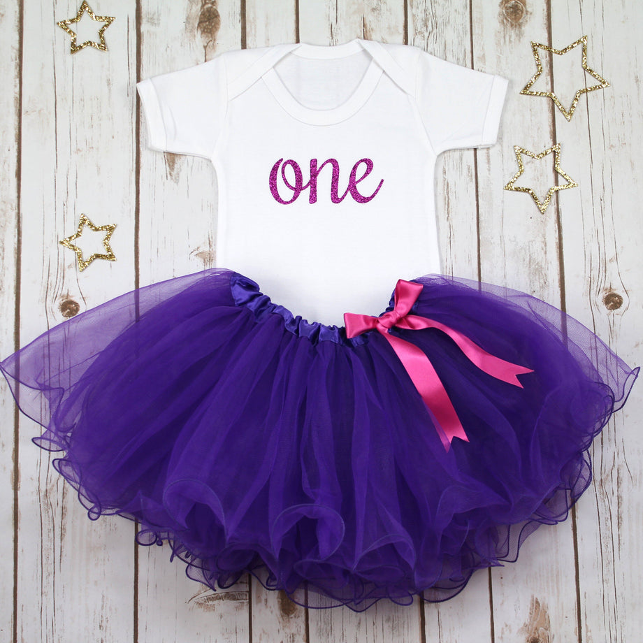 Pink tutu skirt baby outfit best sale